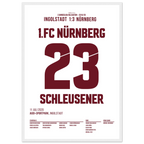 Schleusner 90+6 - rettet den Club in der Relegation