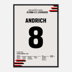 Andrich with dream goal against Rome in the Europa League