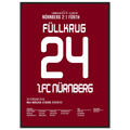 Niclas Füllkrug bricht den Derby-Fluch Fußball Poster mit Rahmen