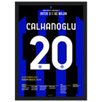 Hakan Calhanoglu scores against his former club in the derby