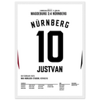 Justvan mit dem last Minute Siegtreffer in Magdeburg