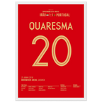 Quaresma with a Trivela at the 2018 World Cup against Iran
