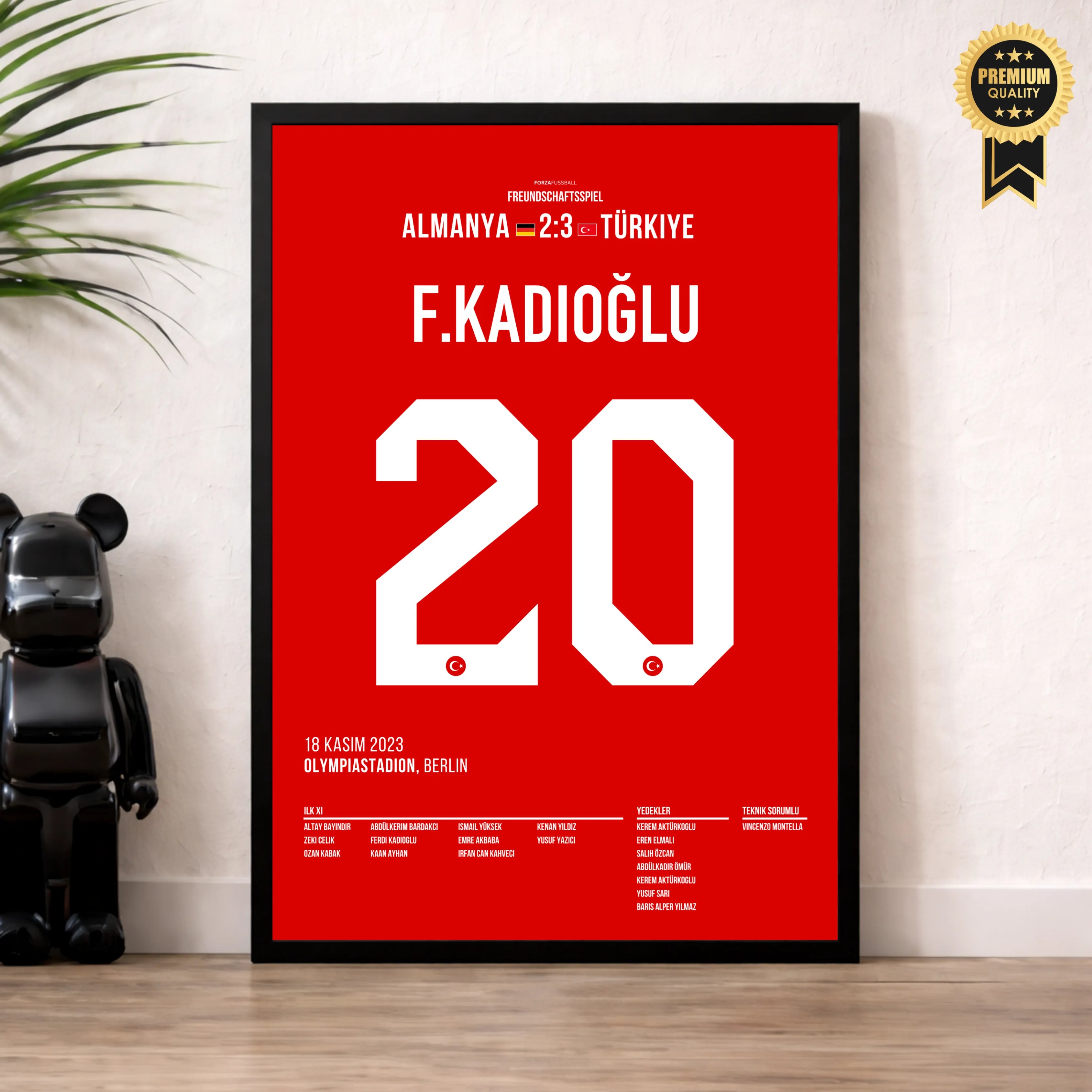 Ferdi´s Ausgleichtreffer gegen Deutschland im Olympiastadion Berlin