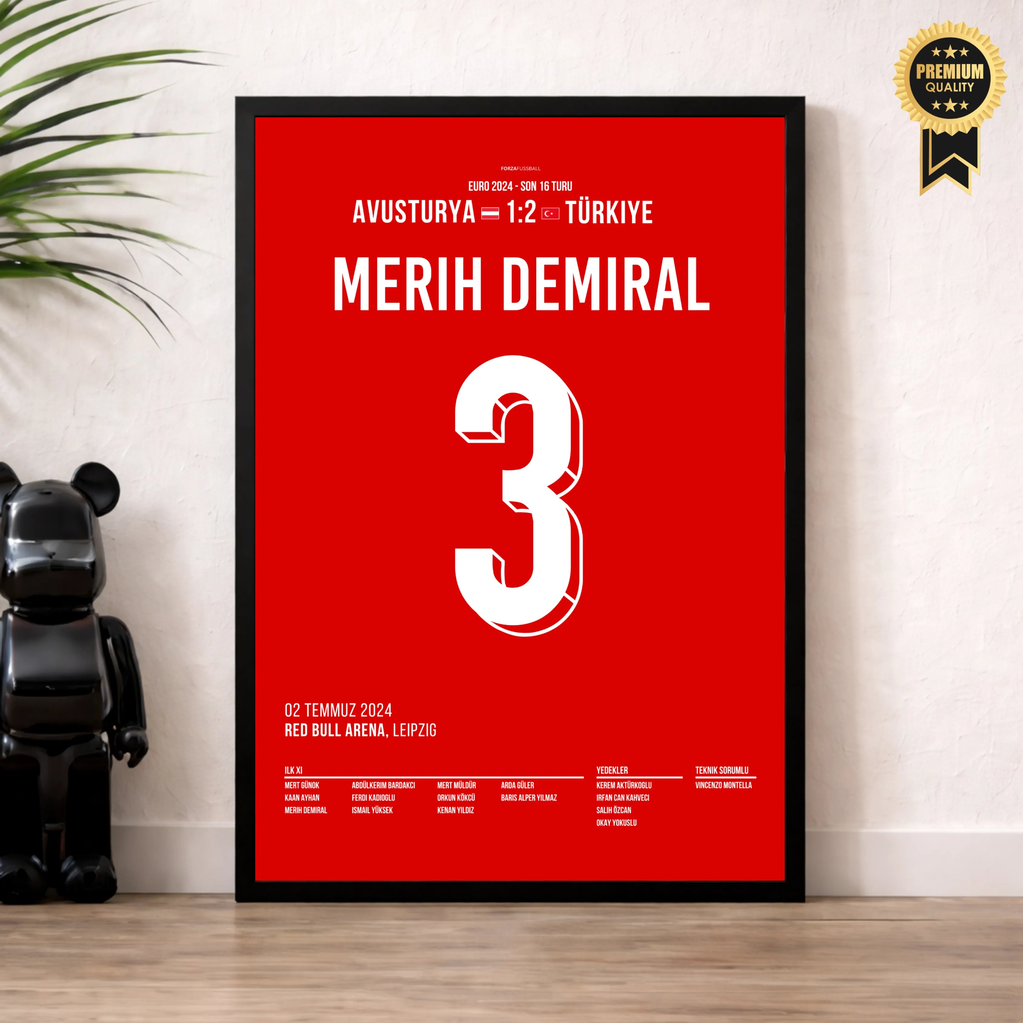 Merih Demiral mit dem Doppelpack im EM Achtelfinale gegen Österreich