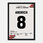 Andrich with dream goal against Rome in the Europa League