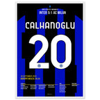 Hakan Calhanoglu scores against his former club in the derby