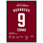 Derbyheld Tzimas – Doppelpack beim 4:0 in Fürth