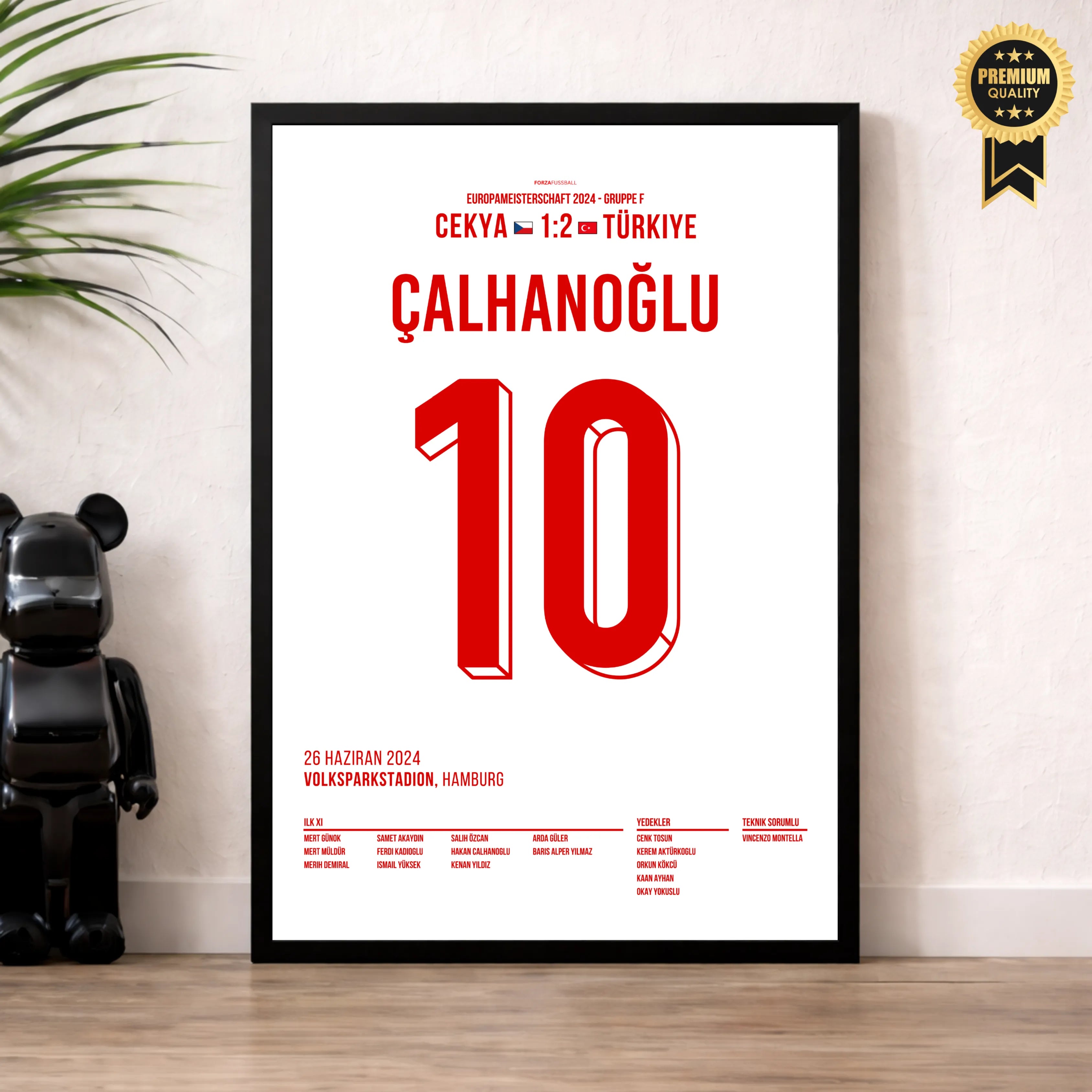 Hakan Calhanoglu´s Tor vs. Tschechien bei der EM 24