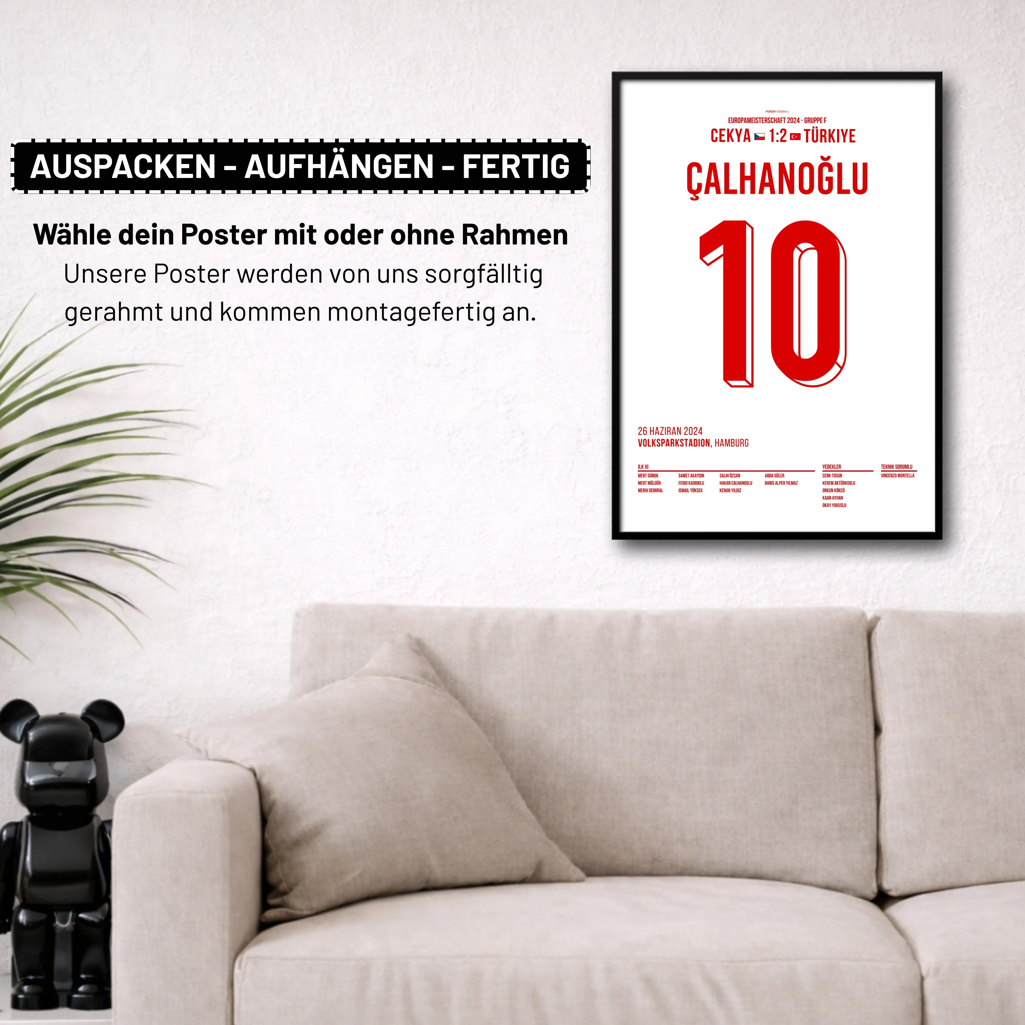 Hakan Calhanoglu´s Tor vs. Tschechien bei der EM 24