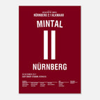 Marek Mintal dreht das UEFA Cup Spiel gegen Alkmaar 2007 Fußball Poster mit Rahmen