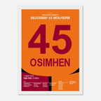 Osimhen's first hat-trick for Galatasaray