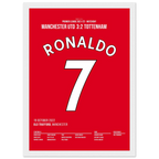 Ronaldo saves Man Utd with a hat-trick against Tottenham