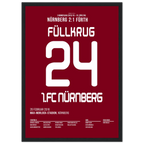 Niclas Füllkrug bricht den Derby-Fluch Fußball Poster mit Rahmen