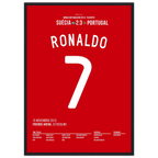 CR7 scores a hat-trick against Ibra and qualifies for the 2014 World Cup