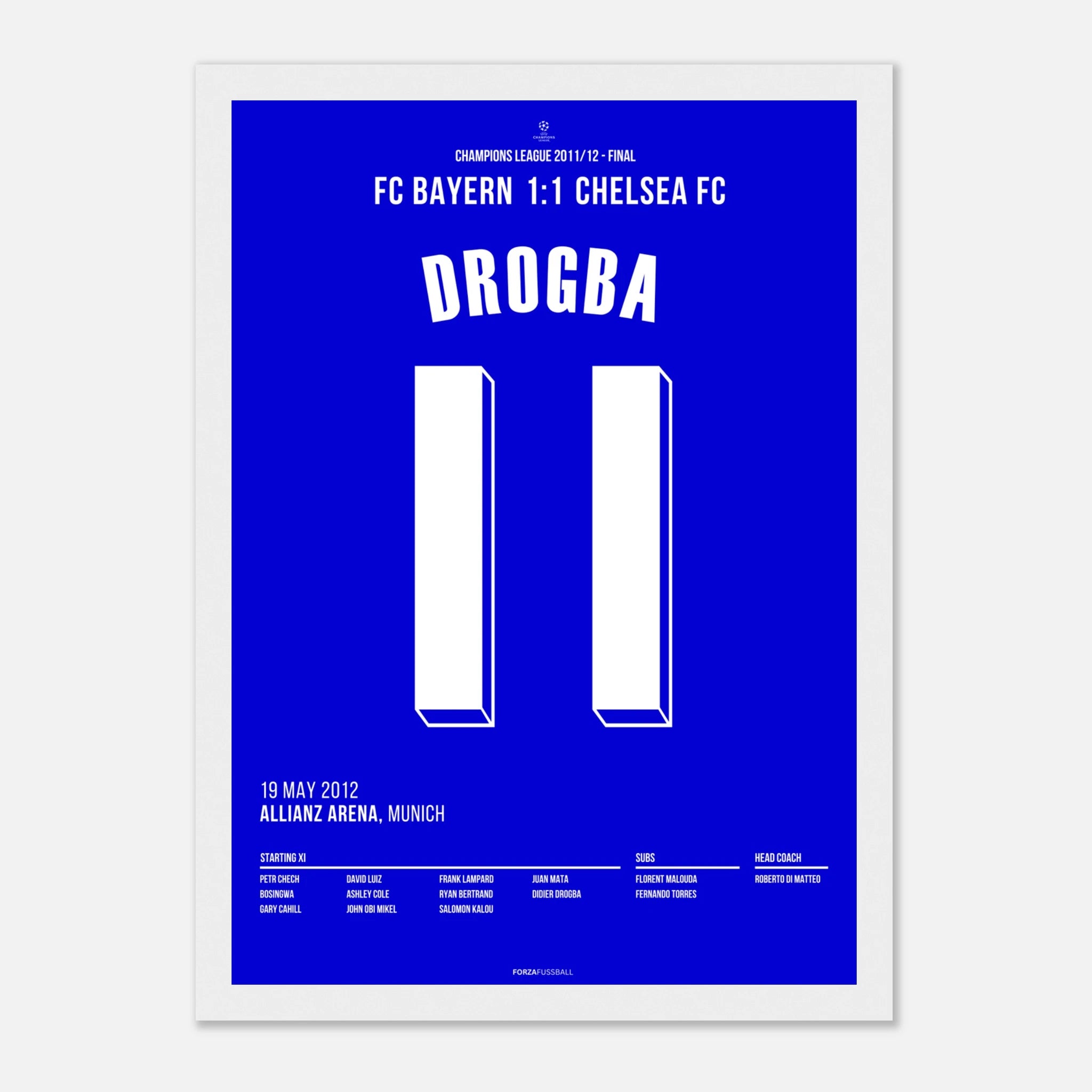 Drogba leads Chelsea to Champions League title
