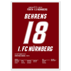 Hanno Behrens besiegelt den Derbysieg in Fürth