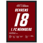 Hanno Behrens besiegelt den Derbysieg in Fürth