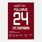 Niclas Füllkrug bricht den Derby-Fluch Fußball Poster mit Rahmen