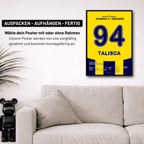 Anderson Talisca drückt Trabzonspor ein Hattrick rein Fußball Poster mit Rahmen