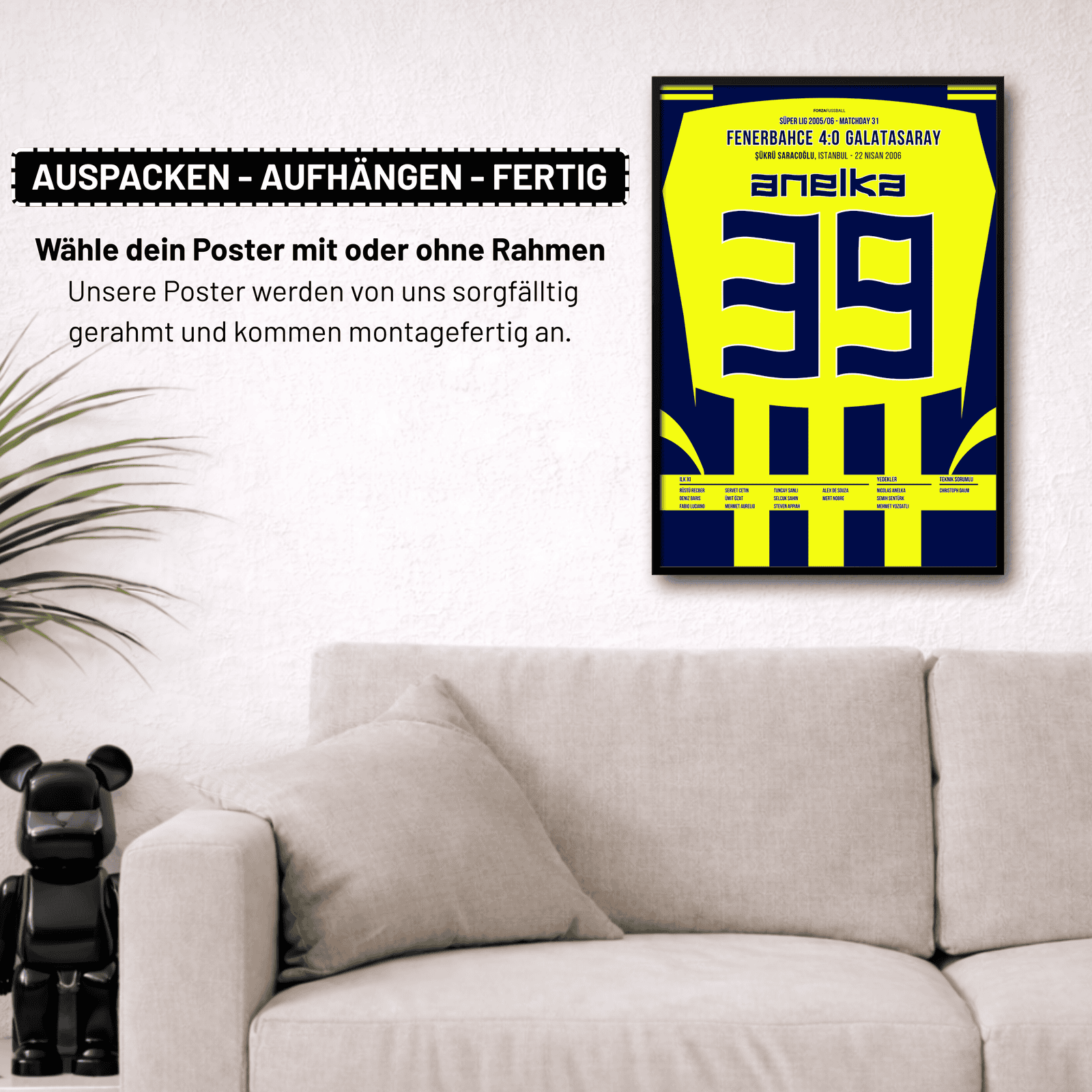 Nicolas Anelka mit dem 4:0 zum Derbysieg gegen Galatasaray