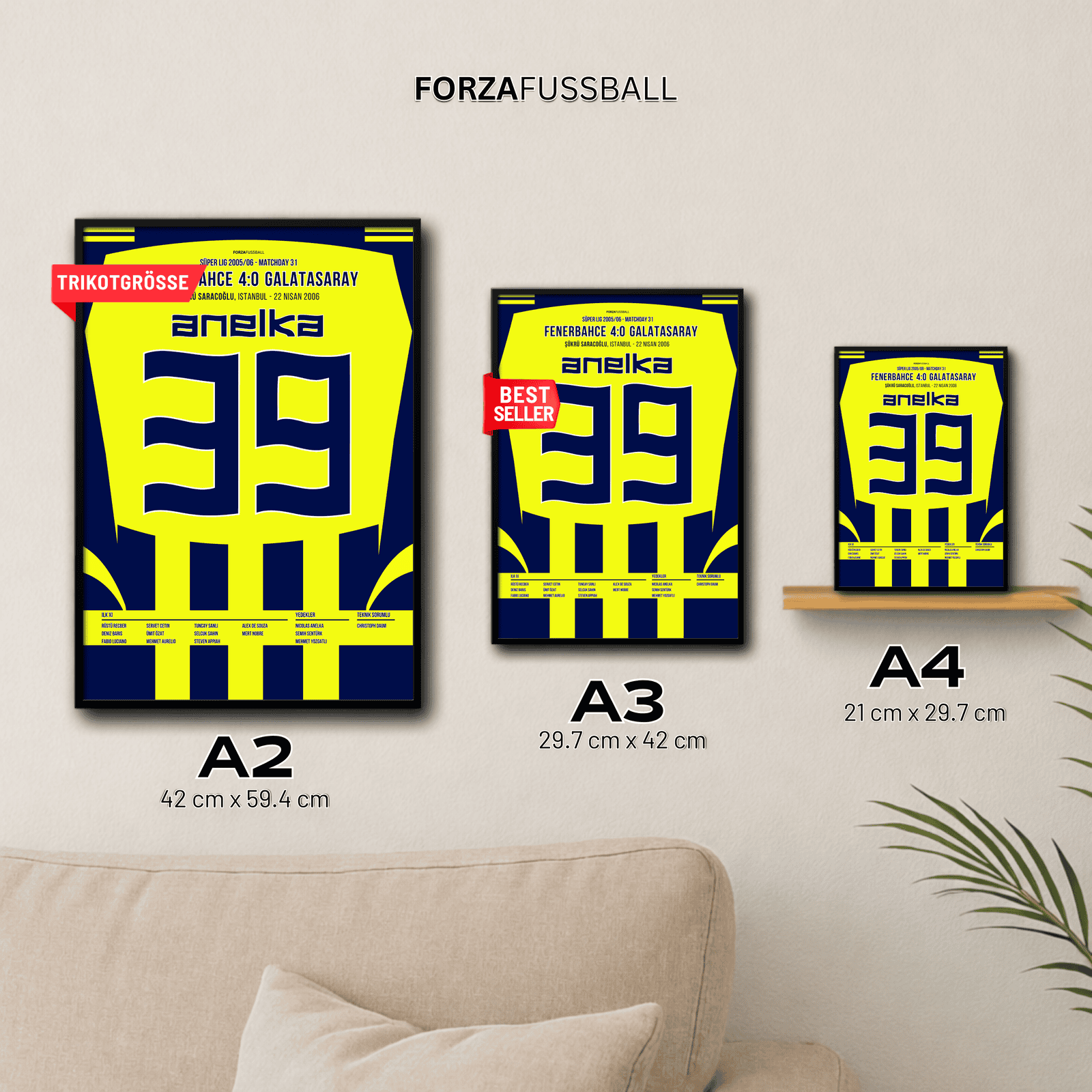 Nicolas Anelka mit dem 4:0 zum Derbysieg gegen Galatasaray