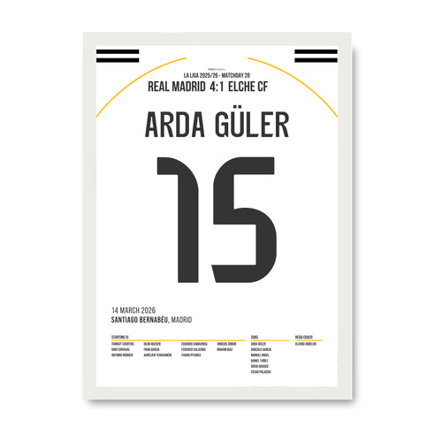 Arda Güler mit dem Tor des Jahres aus fast 70 Metern