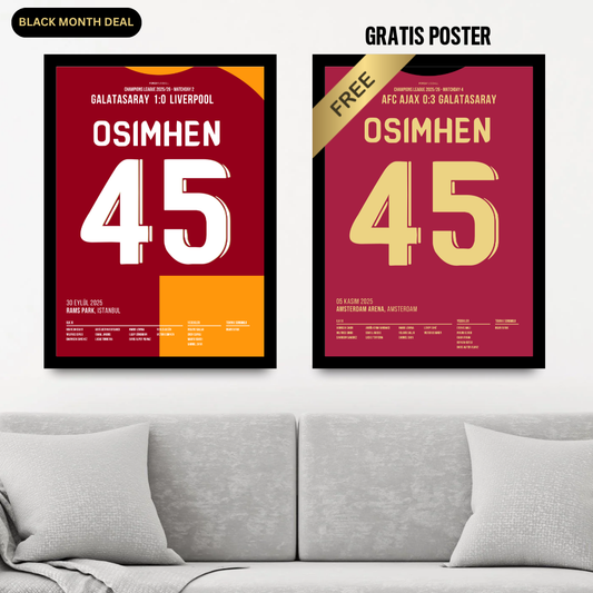 Victor Osimhen UCL 2025 - 1+1 Set