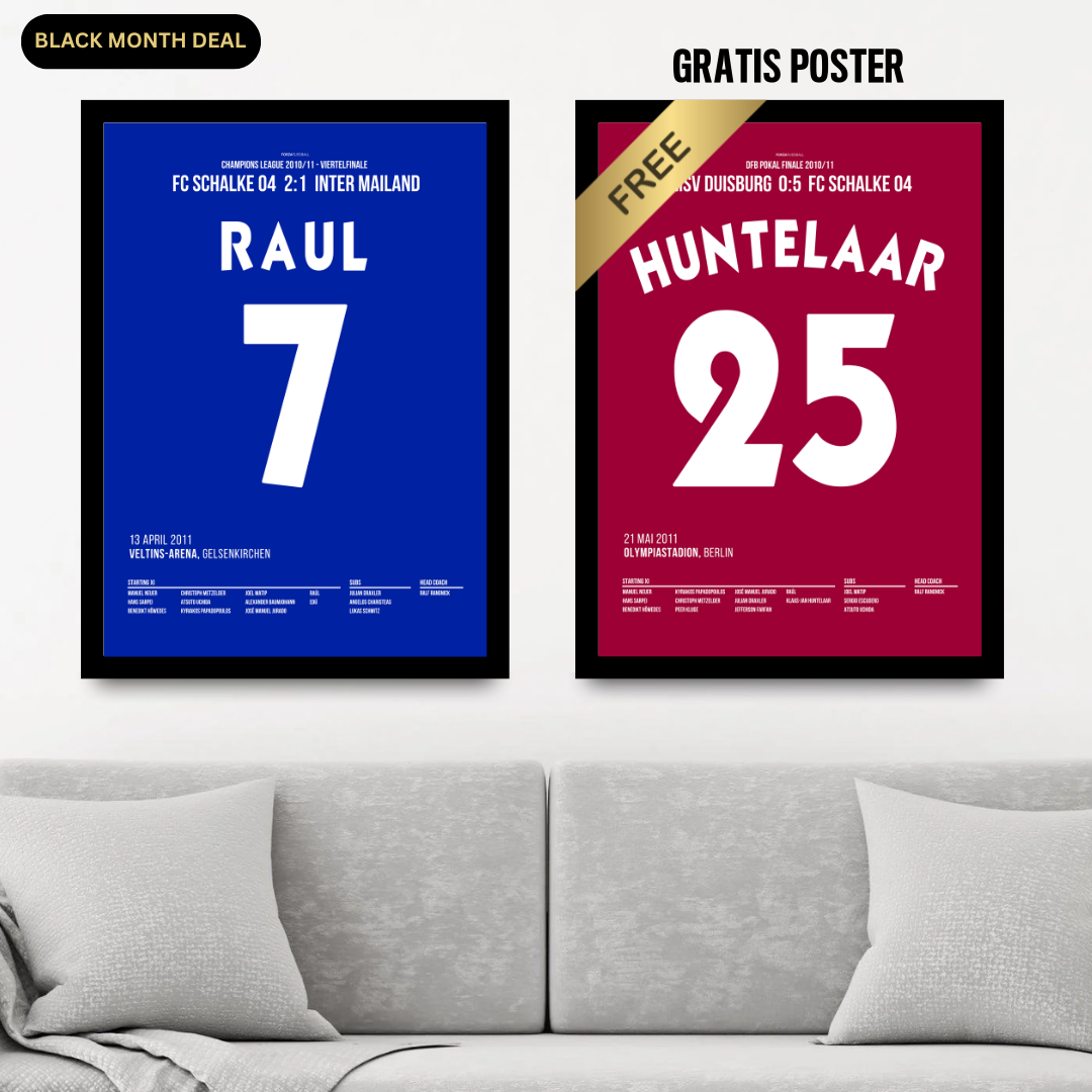 Raul X Huntelaar - 1+1 Set
