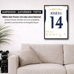 Joselu dreht das Spiel gegen Bayern und führt Real ins Finale Fußball Poster mit Rahmen
