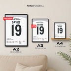 Alphonso Davies tanzt mit Barca´s Abwehr und assistiert Kimmich Fußball Poster mit Rahmen