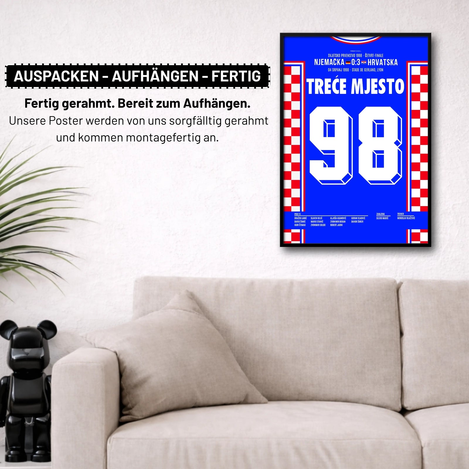 Kroatien wird Dritter bei der WM 1998 in Frankreich