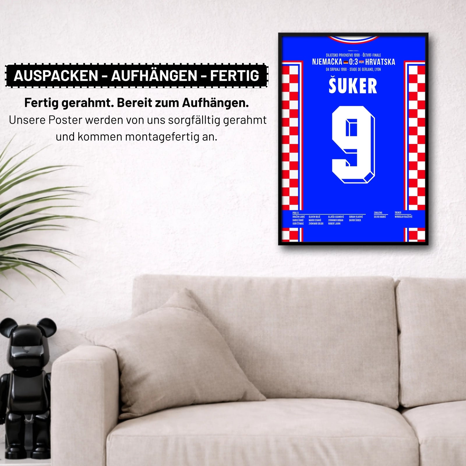 Suker und Kroatien besiegen Deutschland mit 3:0 bei der WM 98