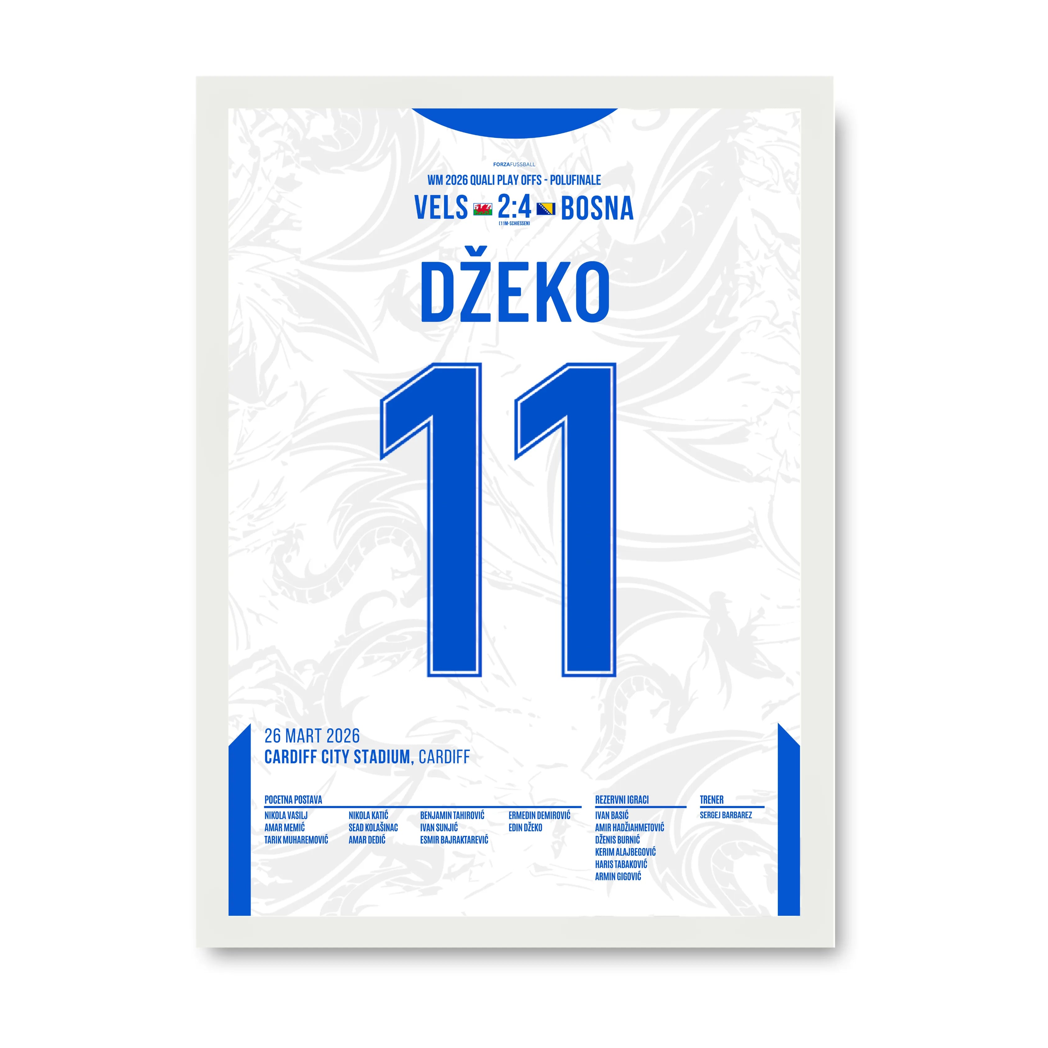 Bosnien WM Quali Heros Bundle