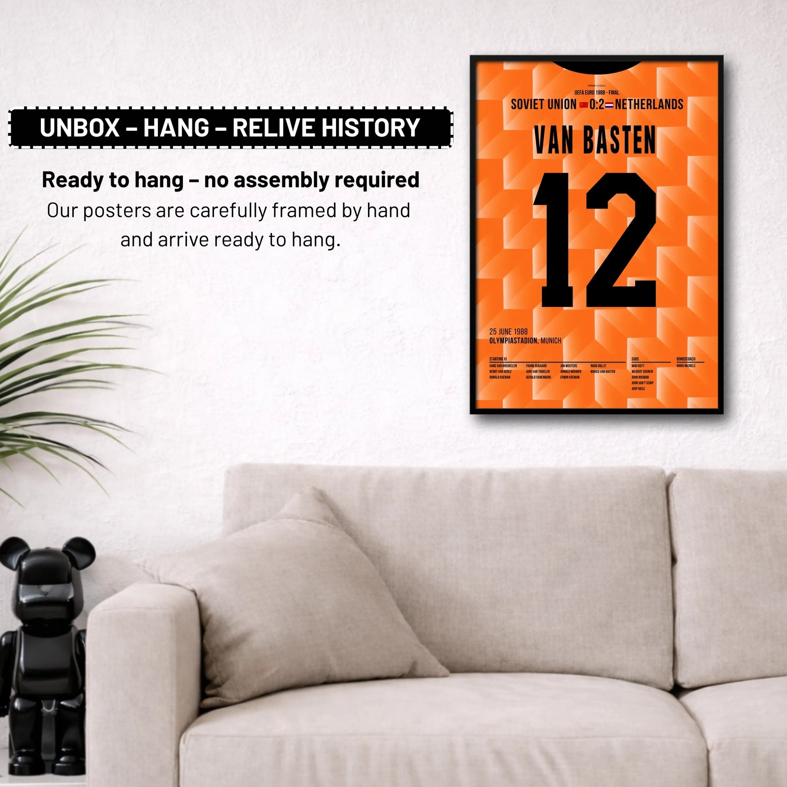 Van Basten’s iconic volley crowns the Netherlands EURO 1988 champions