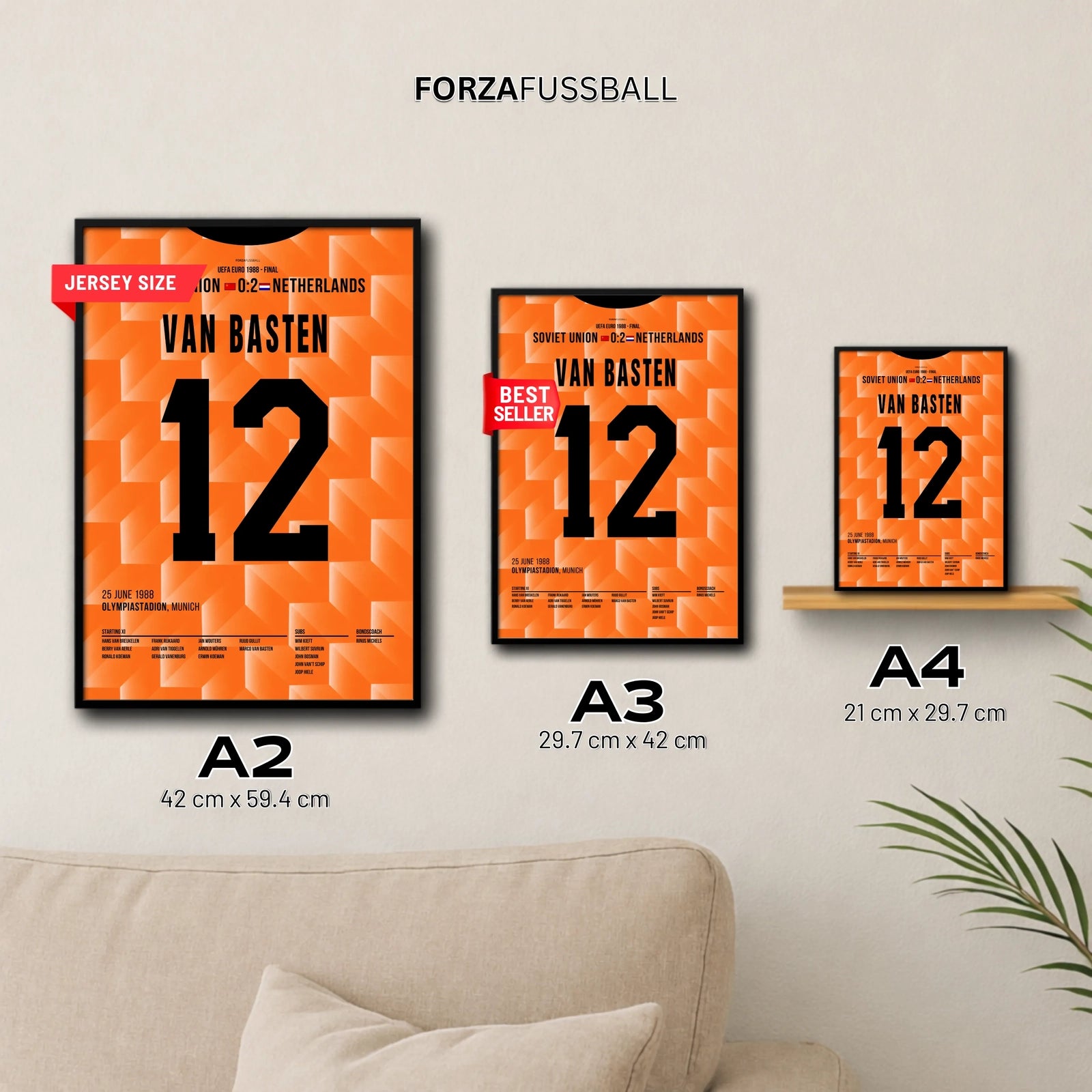 Van Basten’s iconic volley crowns the Netherlands EURO 1988 champions