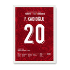 Ferdi X Orkun WM 2026 Quali - 1+1 Set Fußball Poster mit Rahmen
