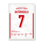 Ferdi X Kerem WM 2026 Quali - 1+1 Set Fußball Poster mit Rahmen