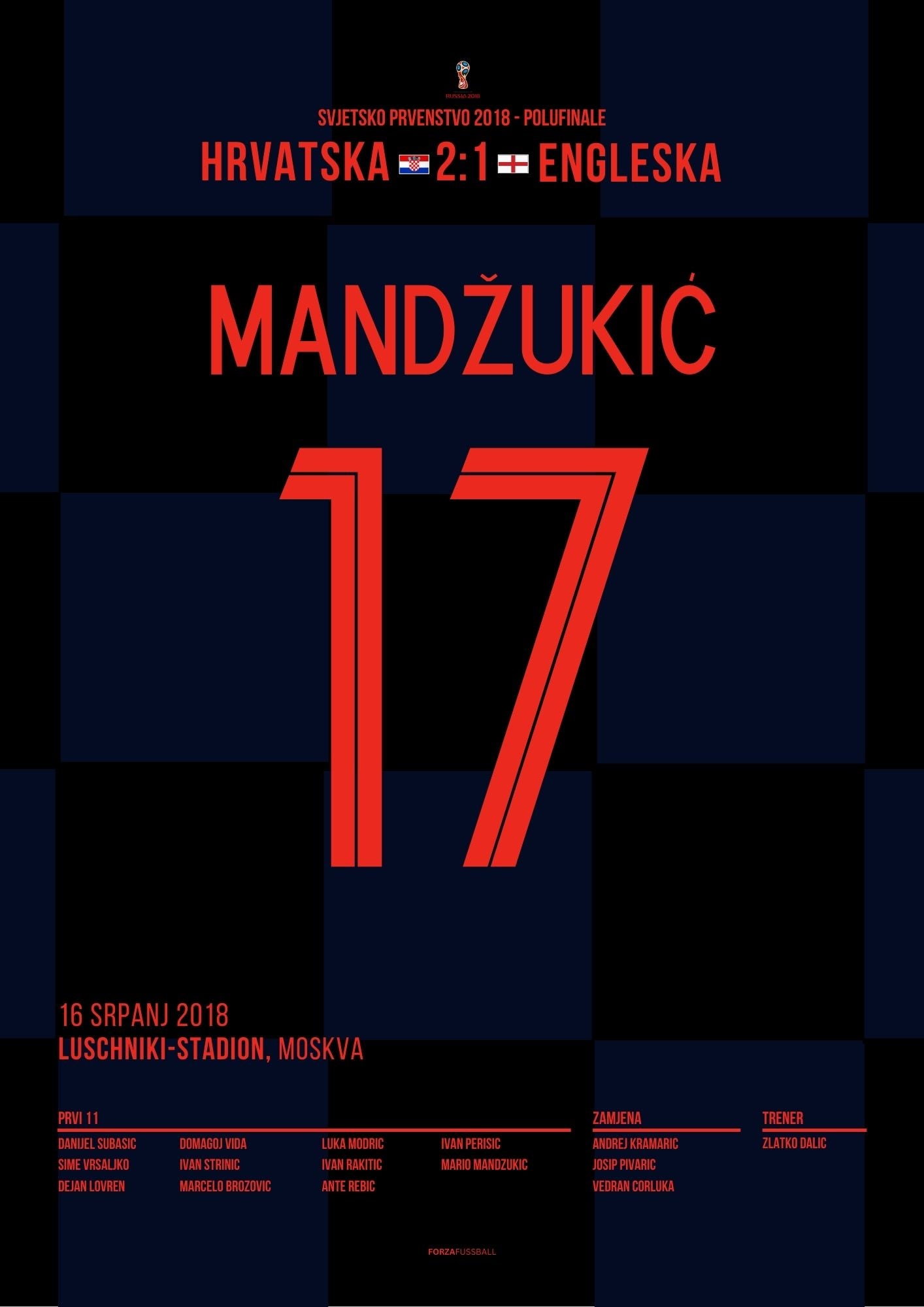 Mandzukic schickt Kroatien ins WM Finale 2018
