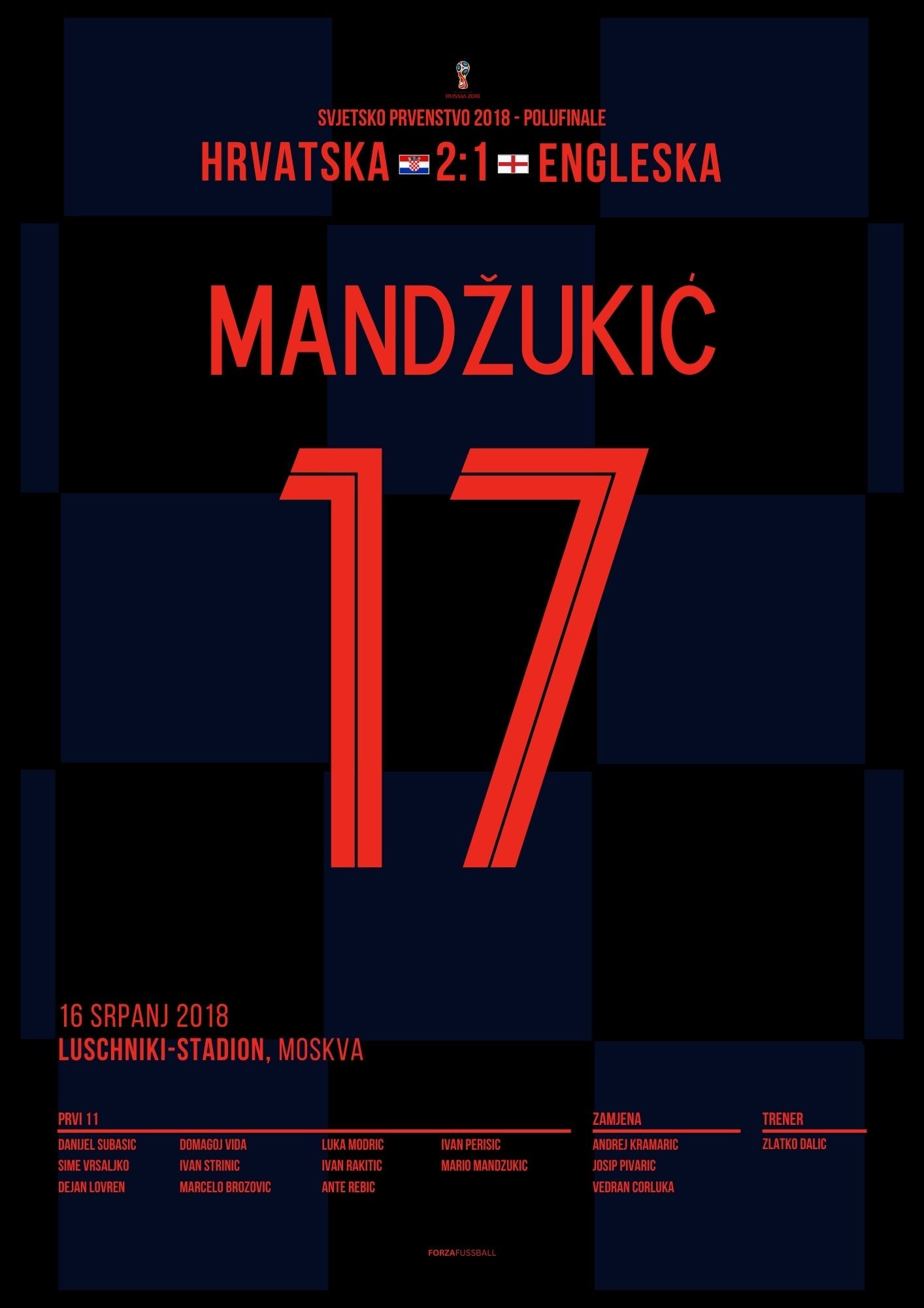 Mandzukic schickt Kroatien ins WM Finale 2018