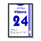 Schalke's Eurofighter gewinnen den Uefa Cup 1997 Fußball Poster mit Rahmen