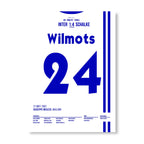 Schalke's Eurofighter gewinnen den Uefa Cup 1997 Fußball Poster mit Rahmen