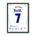 Schalke schenkt Inter 5 Tore ein und erobert das San Siro Fußball Poster mit Rahmen