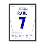 Schalke schenkt Inter 5 Tore ein und erobert das San Siro Fußball Poster mit Rahmen