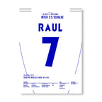 Schalke schenkt Inter 5 Tore ein und erobert das San Siro Fußball Poster mit Rahmen