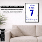 Schalke schenkt Inter 5 Tore ein und erobert das San Siro Fußball Poster mit Rahmen