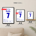 Schalke schenkt Inter 5 Tore ein und erobert das San Siro Fußball Poster mit Rahmen