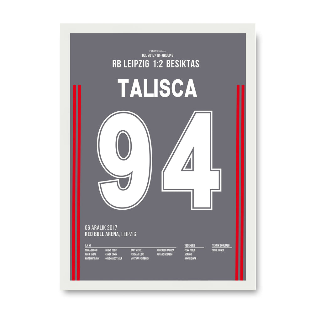 Quaresma X Talisca - 1+1 Set Fußball Poster mit Rahmen