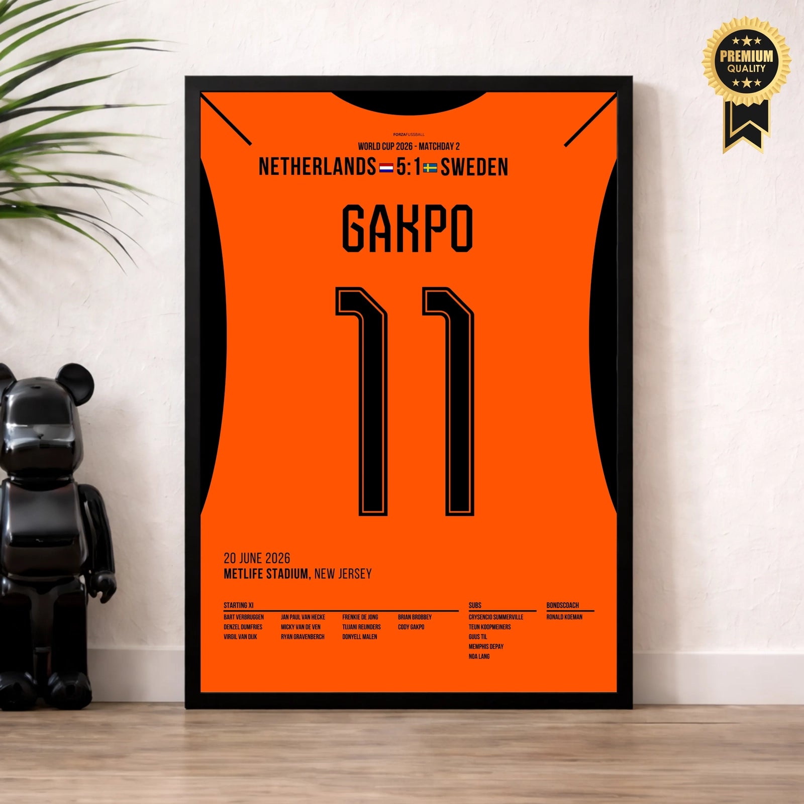 Gakpo and Oranje crush Sweden 5-1