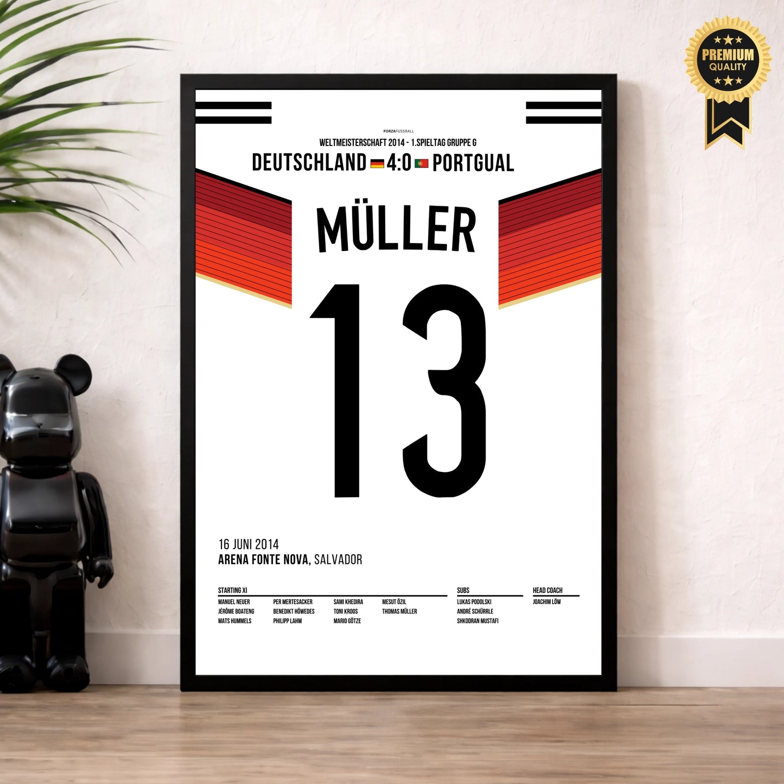 Müller mit Hattrick beim 4:0 Auftaktsieg gegen Portgual 2014