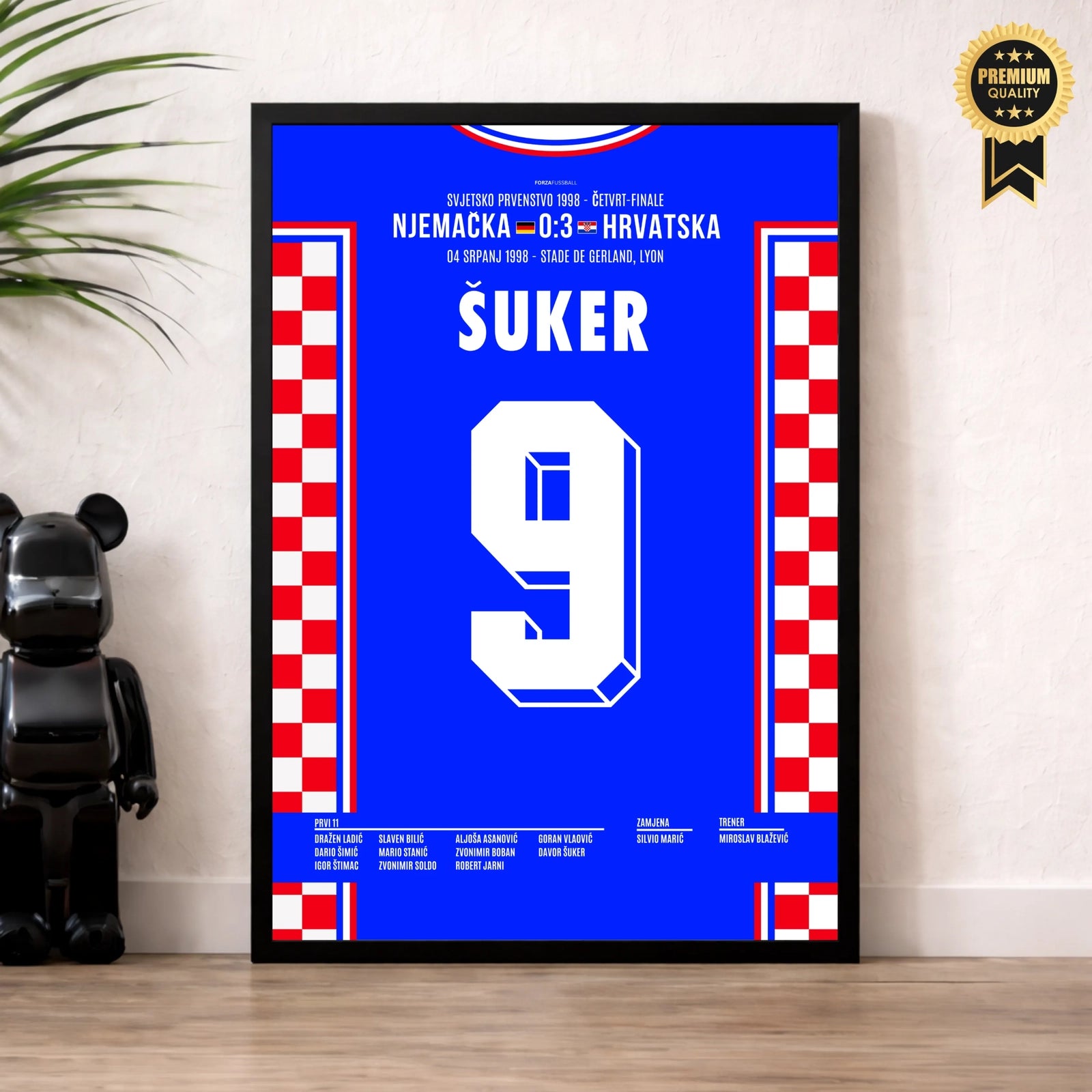 Suker und Kroatien besiegen Deutschland mit 3:0 bei der WM 98